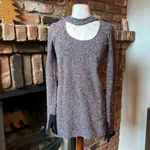 ***VINTAGE***‎ Kathy Kemp ANNA NYC Boutique Scoop Neck Knit Tunic Mini Dress